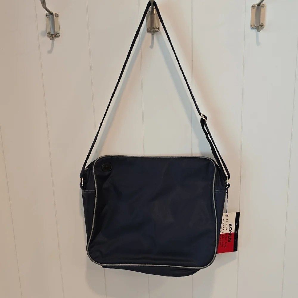Tommy Hilfiger Dark Blue Messenger Travel Bag